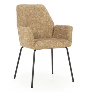 Eleonora Eleonora eetkamerstoel Indy mosterd