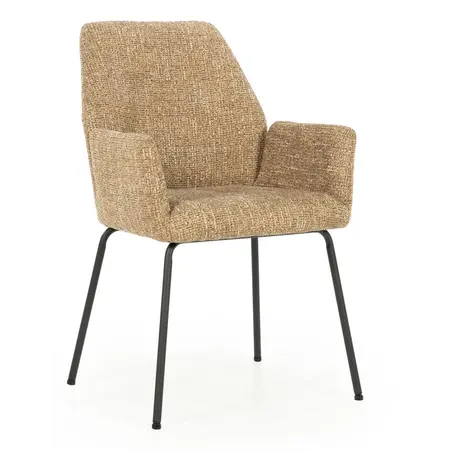 Eleonora Eleonora eetkamerstoel Indy mosterd