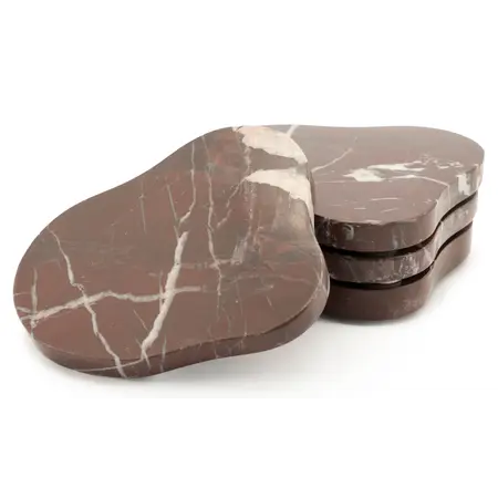 By-Boo By-Boo onderzetter Coaster rosso, set van 4