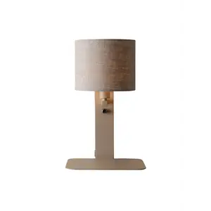 It's about RoMi wandlamp Florence linnen donker