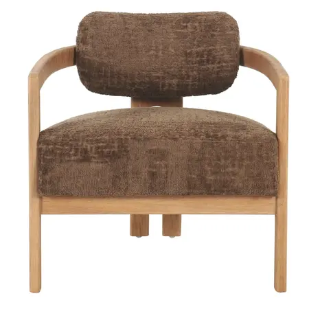 Must Living MUST Living fauteuil Kelly hazelnoot