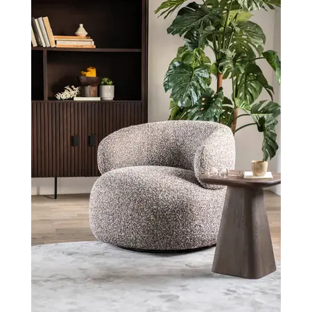 Eleonora Eleonora draaifauteuil Maeve taupe