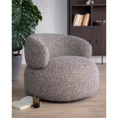 Eleonora Eleonora draaifauteuil Maeve taupe
