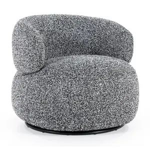 Eleonora draaifauteuil Maeve zwart