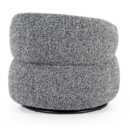 Eleonora Eleonora draaifauteuil Maeve zwart