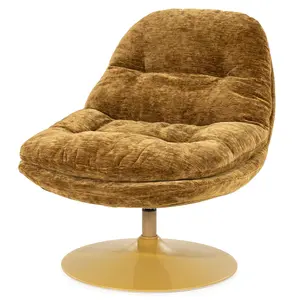 By-Boo draaifauteuil Tromba mosterd