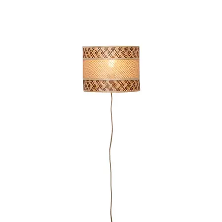 Good&Mojo Good&Mojo wandlamp Langkawi Naturel/Bruin