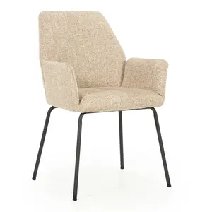 Eleonora Eleonora eetkamerstoel Indy taupe