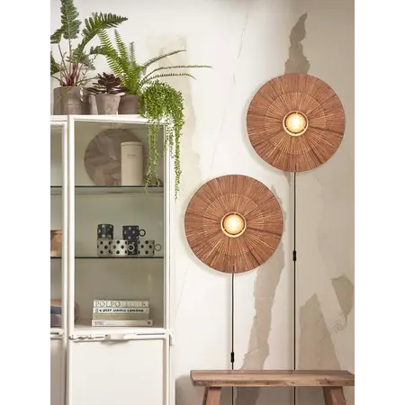 Good&Mojo Good&Mojo wandlamp Iguazu naturel large