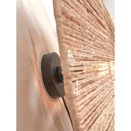 Good&Mojo Good&Mojo wandlamp Iguazu naturel large