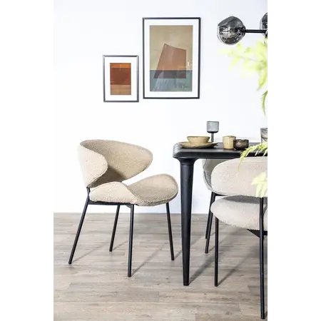 Eleonora Eleonora eetkamerstoel Tess zand