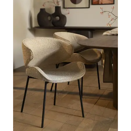 Eleonora Eleonora eetkamerstoel Tess zand