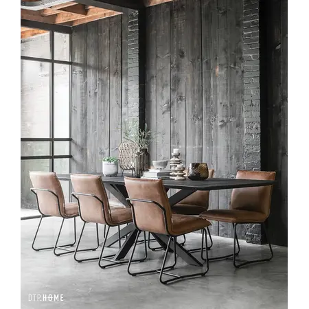 DTP Home DTP Home eettafel Curves Black 210 cm