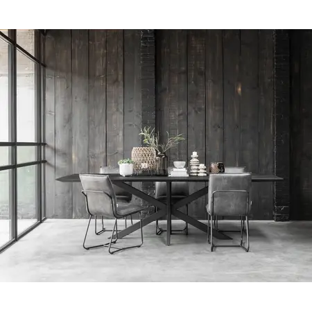 DTP Home DTP Home eettafel Curves Black 210 cm