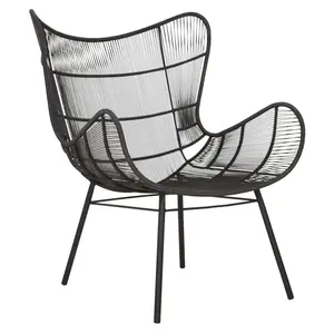 Fauteuil Capri zwart