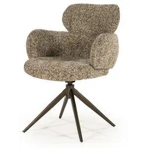 Eleonora Eleonora eetkamerstoel Darcio taupe