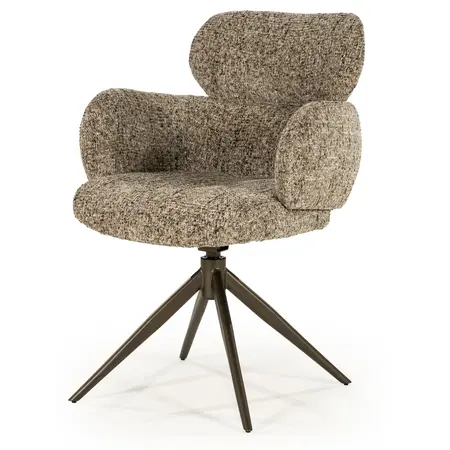 Eleonora Eleonora eetkamerstoel Darcio taupe