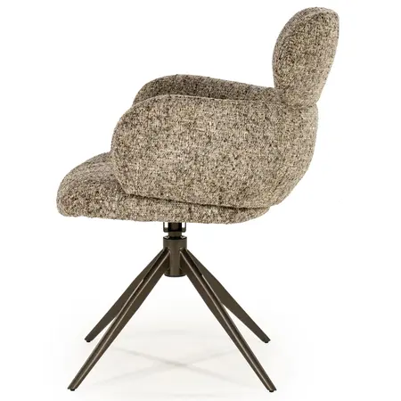 Eleonora Eleonora eetkamerstoel Darcio taupe