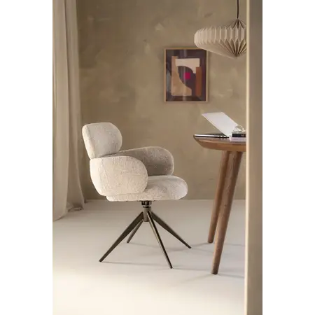 Eleonora Eleonora eetkamerstoel Darcio beige