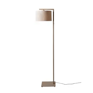 It's about RoMi vloerlamp Boston linnen donker