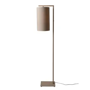 It's about RoMi vloerlamp Boston linnen donker