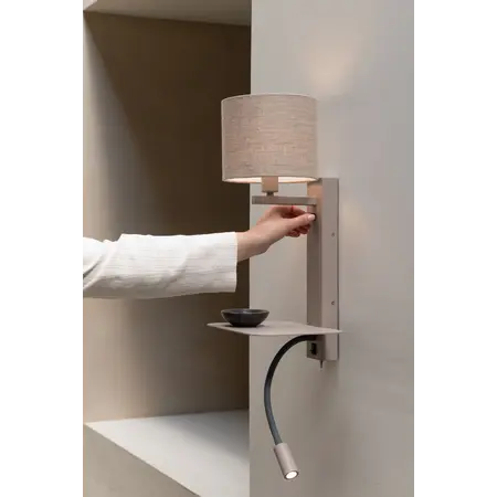 It's about Romi It's about RoMi wandlamp Florence linnen donker