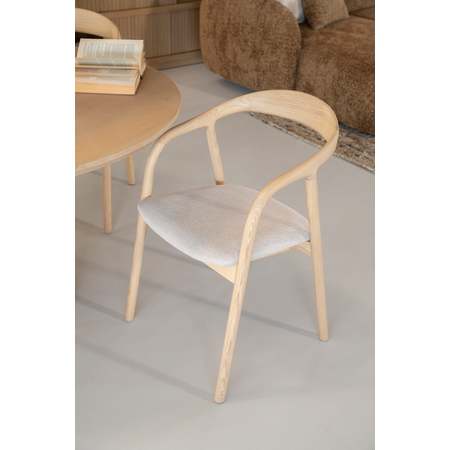 Eleonora Eleonora eetkamerstoel Rayven naturel