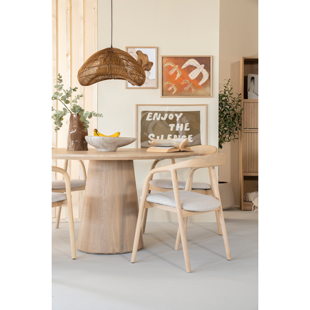 Eleonora Eleonora eetkamerstoel Rayven naturel