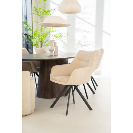 By-Boo By-Boo eetkamerstoel Bliss taupe