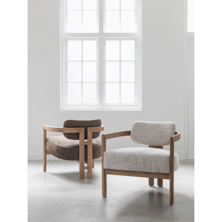 Must Living MUST Living fauteuil Kelly hazelnoot
