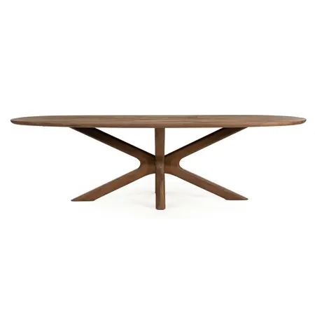 Eleonora Eleonora eettafel Tycho lichtbruin 260 cm