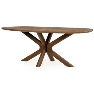 Eleonora Eleonora eettafel Tycho lichtbruin 210 cm