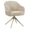 Eetkamerstoel Lio beige met beige frame