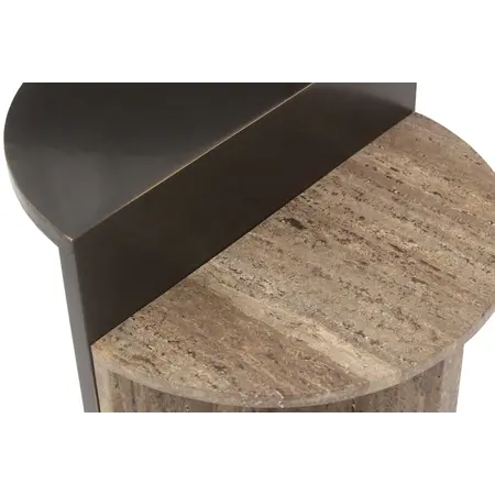 Richmond Interiors Bijzettafel Russo bruin