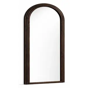 Spiegel Toog donkerbruin large
