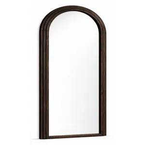Spiegel Toog donkerbruin small