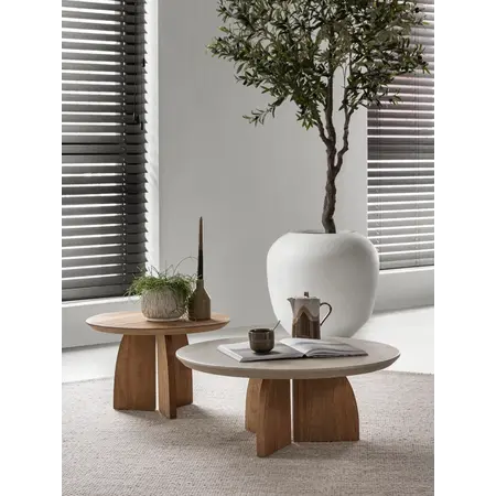 DTP Home DTP Home salontafel Nova travertin, set van 2