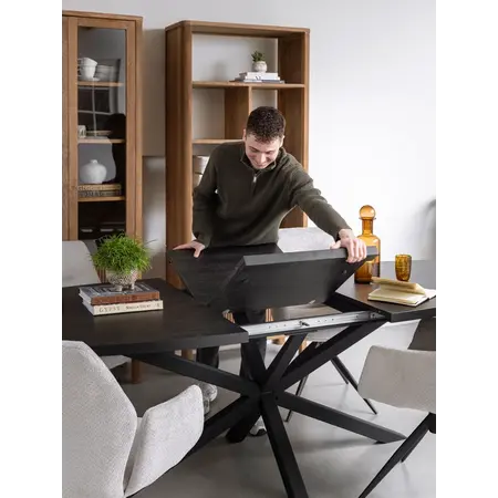 Uitschuiftafel Manilla deens ovaal