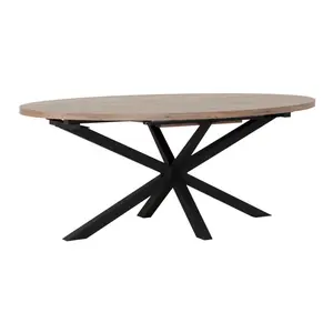 Uitschuiftafel Manilla ovaal