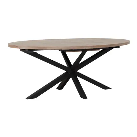 Uitschuiftafel Manilla ovaal