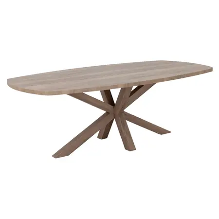 Eettafel Uruguay lamulux deens ovaal