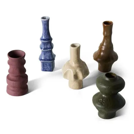 HKliving Hkliving vaas Palette, set van 5