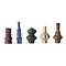 HKliving Hkliving vaas Palette, set van 5
