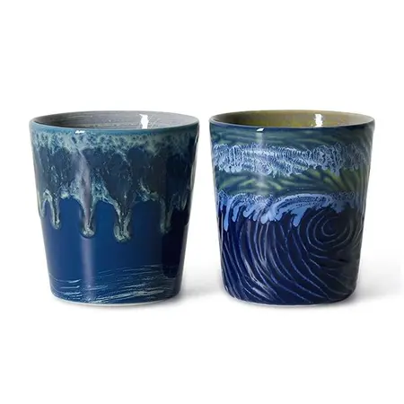 HKliving HKliving koffiemok Van Gogh starry night, set v 2