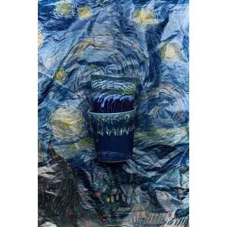 HKliving HKliving koffiemok Van Gogh starry night, set v 2