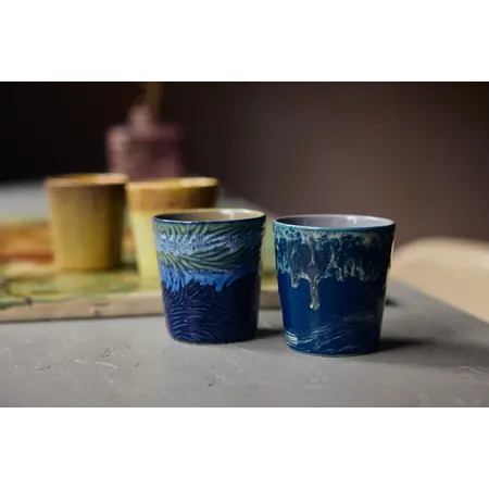 HKliving HKliving koffiemok Van Gogh starry night, set v 2