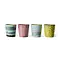 HKliving HKliving koffiemok artistic, set van 4