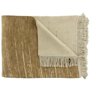 Claudi plaid Streps dark gold