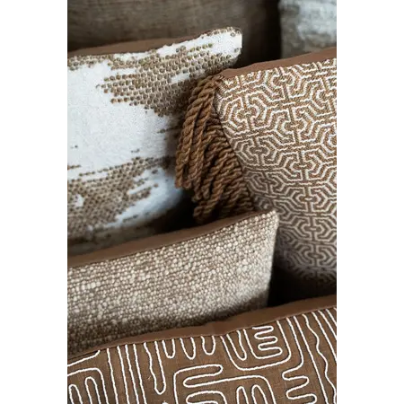 Claudi sierkussen Holly light brown