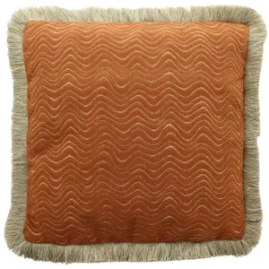 Claudi sierkussen Scrolla orange 45x45 cm